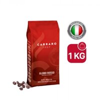 Cà phê hạt Carraro Globo Rosso 1Kg Made in Italia