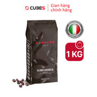 Cà phê hạt Carraro Globo Arabica - Hương hoa nhài và cánh hoa hồng nồng nàn - Hàng nhập khẩu từ Ý - 01 Kg
