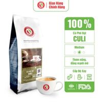Cà phê hạt Culi 200 g - siêu thị - pha phin