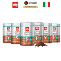 Cà Phê Hạt Đã Rang Illy Arabica Original Brasil Whole Bean, Nhập Khẩu Ý - 250GR Nguyên Hạt