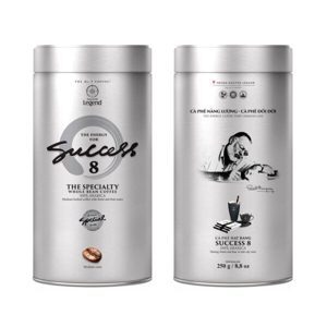 Cà phê hạt mộc Trung Nguyên Success 8 - Lon 340g