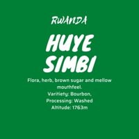 [Cà Phê Hạt Specialty] RWANDA HUYE SIMBI WASHED - COTERO Coffee, Drip, Coldbrew, Espresso..