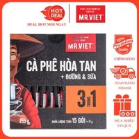 Cà Phê Hòa Tan 3 In 1 Mr.Việt 255G (17GX15 Gói)