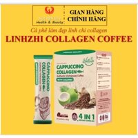 Cà phê hoà tan 4in1 Cappuccino Coffee Collagen Cafe sữa dừa giúp tăng cường sức khoẻ, đẹp da, chống lão hoá, giảm cân