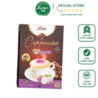 Cà Phê Hòa Tan Capuchino Khoai Môn Vinanutrifood Hộp 15g x 12 Gói Hương Vị Đậm Đà Thơm Ngon Giúp Tỉnh Táo Sảng Khoái