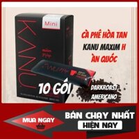 CÀ PHÊ HÒA TAN DARKROAST AMERICANO KANU MAXIM HÀN QUỐC HỘP 16G