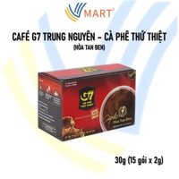Cà Phê Hòa Tan Đen G7 - Cà phê Trung Nguyên 30g (15 gói x 2g)