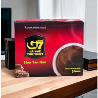 Cà phê hòa tan đen G7 - Hộp 50 gói(Không đường, Không sữa).