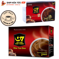 Cà Phê Hoà Tan Đen G7 không có đường và  không  có sữa- Hộp 15 gói / Hộp 50 gói