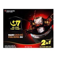 Cà Phê Hòa Tan G7 Đen Đá 2in1 (240g)