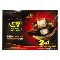 Cà Phê Hòa Tan G7 Đen Đường 15 Gói x 16G