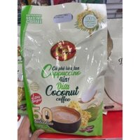 Cà Phê Hòa Tan Hương Vị Dừa Cappuccino 4in1 Con Chồn Vàng C7 Túi 850G ( gói x 17G )