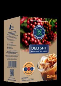 Cà Phê Hòa Tan K Coffee Delight 3in1 (255G / Hộp)