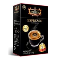 Cà Phê Hòa Tan King Coffee Espresso 2.5G (Hộp 15 Gói)