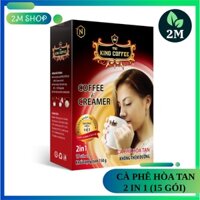 Cà phê hòa tan KING COFFEE 2IN1 Coffee & Creamer - Hộp 15 gói x 10 g (150 g)