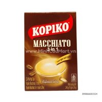 Cà phê hòa tan KOPIKO Macchiato 3in1 hộp 240g