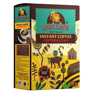 Cà phê hòa tan Lion 3 in 1 360g