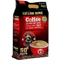 Cà Phê Hòa tan Luwak King Hương Chồn - Túi 50 gói x 18g