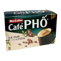 Cà Phê Hòa Tan MacCoffee Café Phố 3in1 Hương Chồn – Hộp 160g (10 Gói)