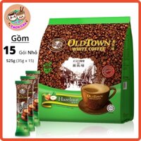 Cà Phê Hòa Tan Malaysia OldTown White Coffee Hazelnut 3in1 - (35g x 15gói) - Hương Hạt Phỉ