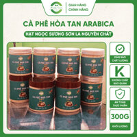 Cà Phê Hoà Tan Mộc Sa Farm Hạt Ngọc Sương Sơn La Cao Cấp Hương Vị Đậm Đà Thơm Ngon 300g