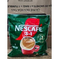 Cà phê hòa tan Nescafe 3in1 vị đen đá , rang đậm gói lớn( 35/46goi *16g)