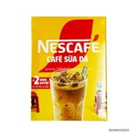 Cà Phê Hòa Tan NESCAFE Cà Phê Sữa Đá Hộp 10 Gói x 24G