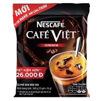 Cà phê hòa tan Nescafe cafe Việt - Cà phê đen đá ( 35 gói x 16g