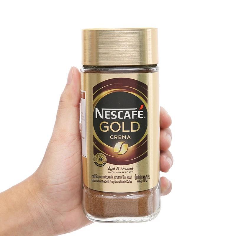 Cà phê hòa tan NesCafe Gold Crema 100g