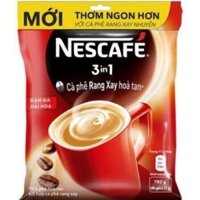 Cà phê hòa tan Nestcafe 3in1 đậm vị cà phê( xanh lá) /đậm đà hài hòa ( đỏ )túi 46 gói.