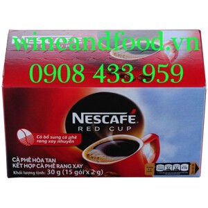 Cà phê hòa tan nguyên chất Red Cup Nescafé hộp 30g