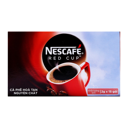 Cà phê hòa tan nguyên chất Red Cup Nescafé hộp 30g