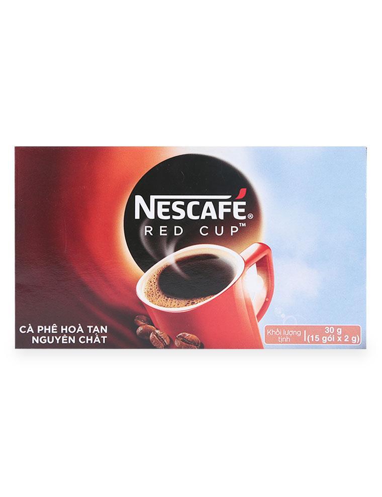 Cà phê hòa tan nguyên chất Red Cup Nescafé hộp 30g