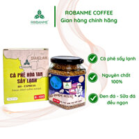 Cà Phê Hòa Tan Sấy Lạnh Robanme Ro-Express 100% Robusta 100g - Vị đậm mạnh, Thơm, Phù hợp pha cà phê sữa đá, đen đá.