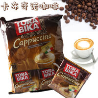 Cà phê hòa tan TORA BIKA Cappuccino 3 trong 1 nhập khẩu từ Nga, Indonesia, miễn phí vận chuyển với bột ca cao