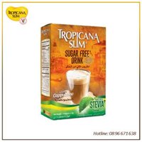 Cà phê hòa tan Tropicana Slim Cappuccino với chiết xuất cỏ ngọt 96g