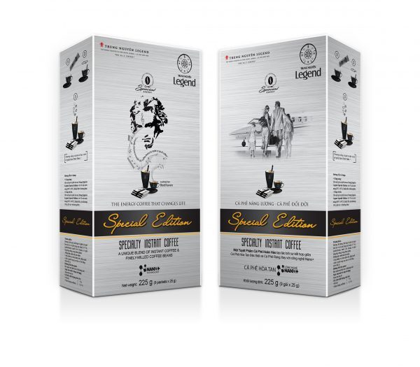 Cà phê hòa tan Trung Nguyên Legend Special Edition - Hộp 225g, 9 gói