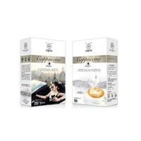 Cà phê hòa tan Trung Nguyên Cappuccino mocha,hazenut  216g( 12x18g)