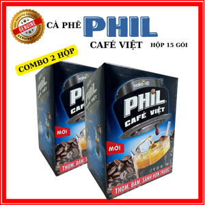 Cà phê hòa tan Wake-up Phil cafe Việt - bịch 240g