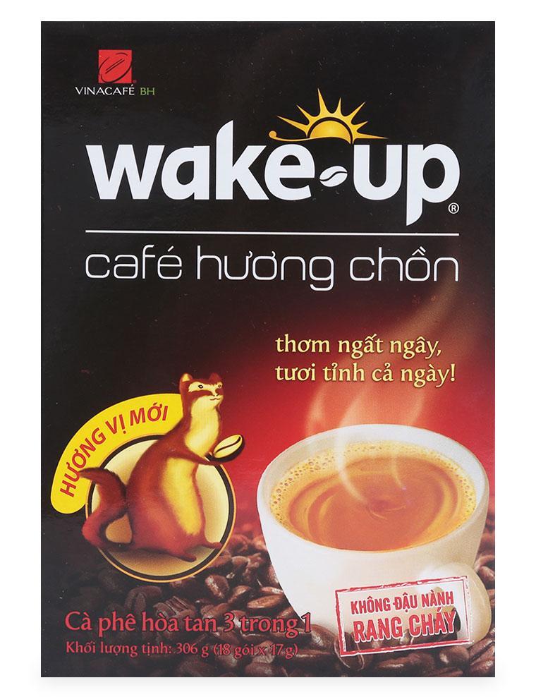 Cà phê hương chồn Wake-Up  - Hộp 18 Gói x 17gr