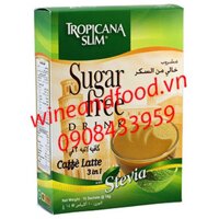 Cà phê Latte Tropicana Slim không đường 140g