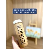 cà phê linh chi - cà phê nấm linh chi uni hộp 20 gói xanh