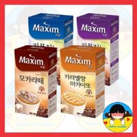 Cà phê Maxim Café Coffee Mix 10T / cappuccino / mocha latte / caramel macchiato / vanilla / hazelut