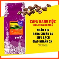 Cà phê Moka rang xay nguyên chất sạch Purio Red Land Moka đắng vừa 250g, pha máy/ phin