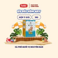 Cà phê muối SaltCoffee vị nguyên bản (Hộp 9 gói x 18g) - Yến Việt