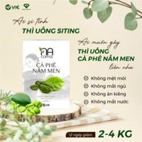 Cà phê NẤM MEN NA COFFEE chính hãng hộp 12 gói giảm cân an toàn thơm ngon rễ uống