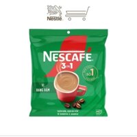 Cà phê Nescafe 3 in 1Vị Rang đậm xanh(46 gói x 16g)