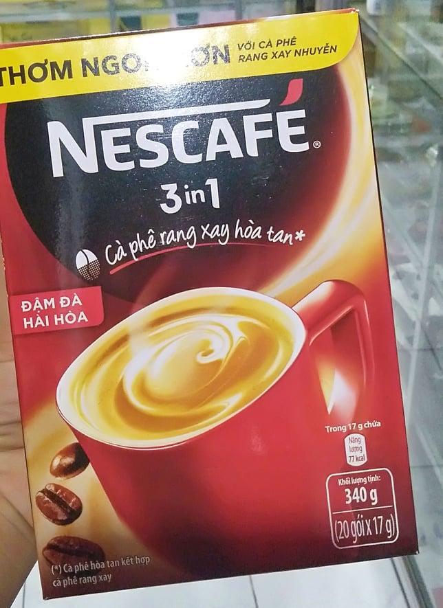 Cà phê Nescafe 3in1 Đậm đà 20gói x 17g