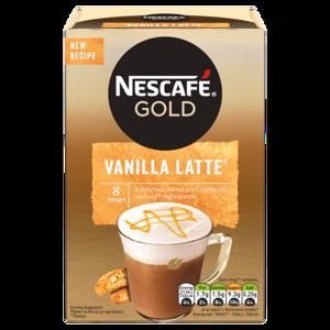 Cà phê Nescafe Gold Vanilla Latte 148g