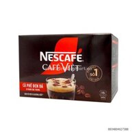Cà Phê Nescafé Việt Hộp Giấy Đen Đá 15 Gói